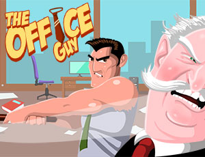 The Office Guy game screenshot — employee standing up to the angry boss